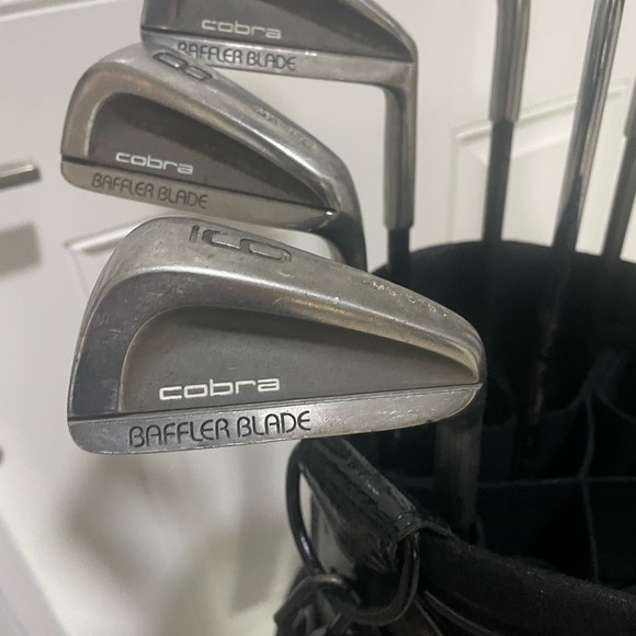Mens Golf Set Cobra Baffler irons graphite shafts and Titanium Driver - Picture 2 of 8